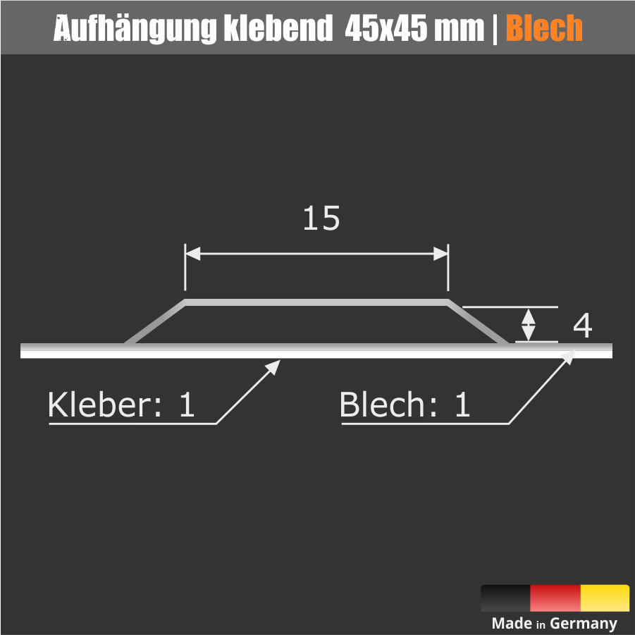 Bildaufhänger bis 2kg, 2er Set
