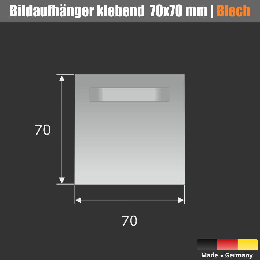 Bildaufhänger bis 6kg, 2er Set