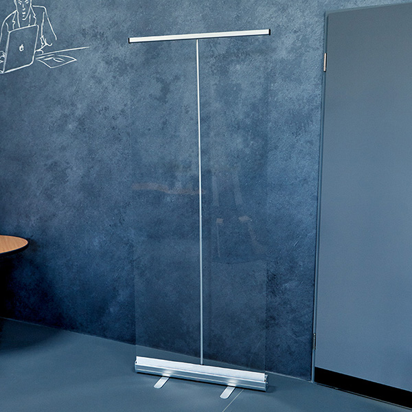Safety Roll-up-Display (transparent)